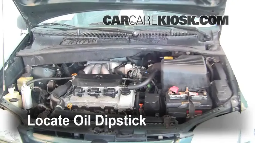 1999 Toyota Sienna LE 3.0L V6 Oil Check Oil Level